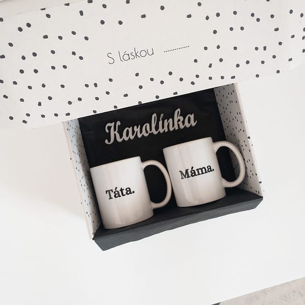 Dárková krabička Máma&Táta