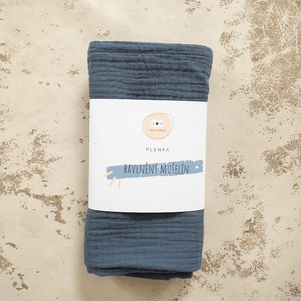 Mušelínová plenka, jeans