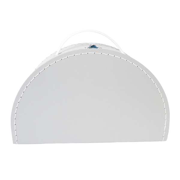 vlastní design - šedá, půlkruh