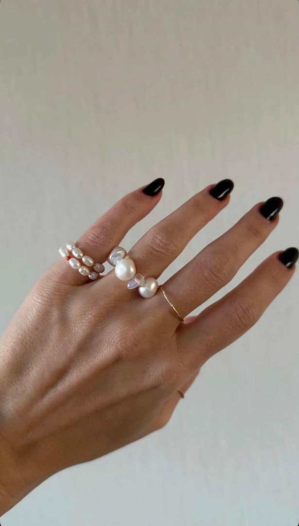 Perlový prsten Bold - Obrázek 3